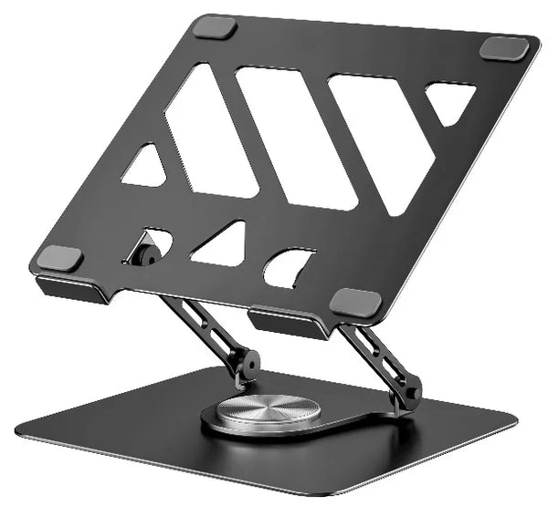 Laptop Tablet Stand Adjustable Height Angle Metal Notebook Holder Ventilated Design