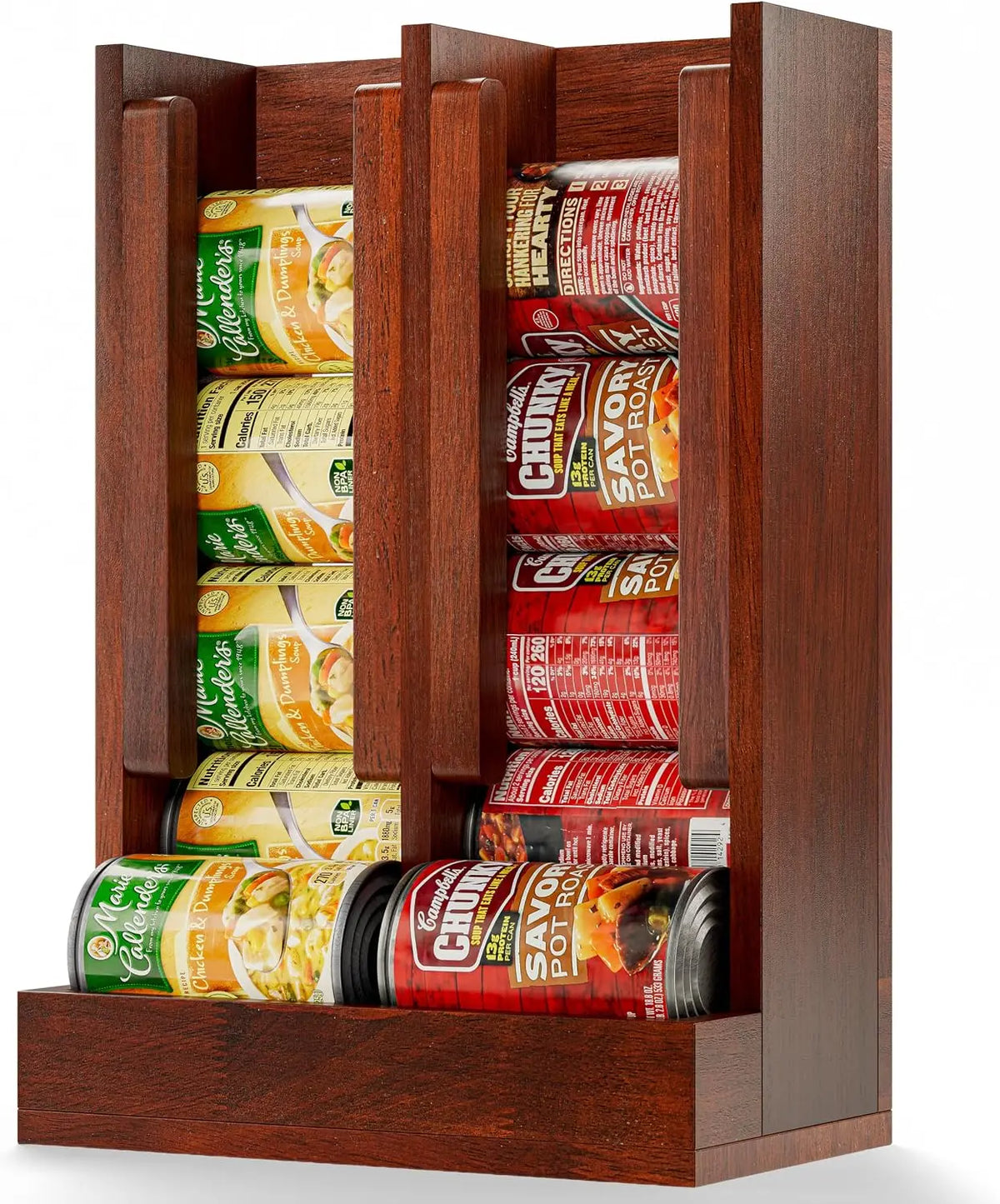 Glass Seasoning Jars Set with Bamboo Lid and Spoon-Spice Rack Organizer for Kitchen