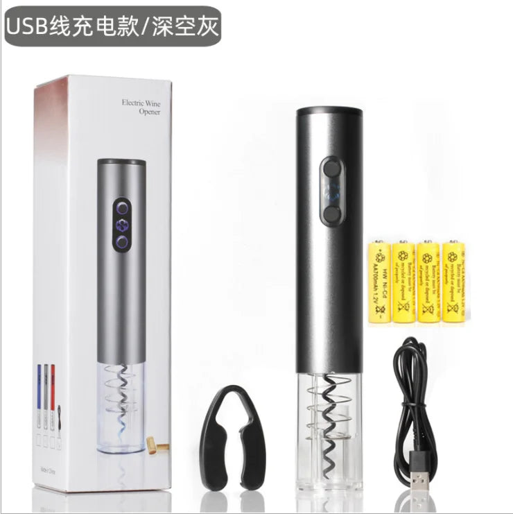 Dry Battery Electric Portable Rechargeable Red Wine Bottle Opener