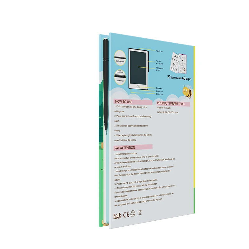 Kids Lcd Write Electronic Writing Board Digital Pad Writing Slate Tablet Toddler Toys