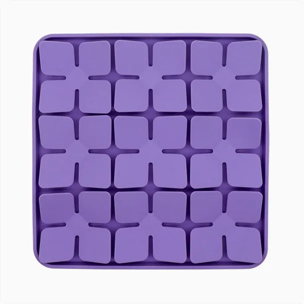 Pet Slow Feeder Silicone Lick Mat with Suction Cups Portable Interactive Sniffing Pad