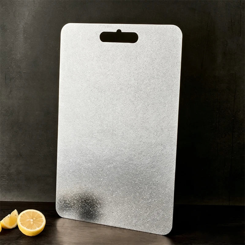 Food Meat Vegetable Blank Butcher Block Double Sided Metal Chopping Boards Pure Titanium