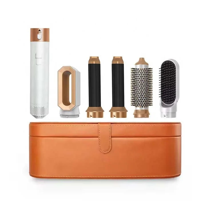 New 5 in 1 Hair Styler Hot Air Brush One Step Blow Drying Curler Straightener Hair Dryer