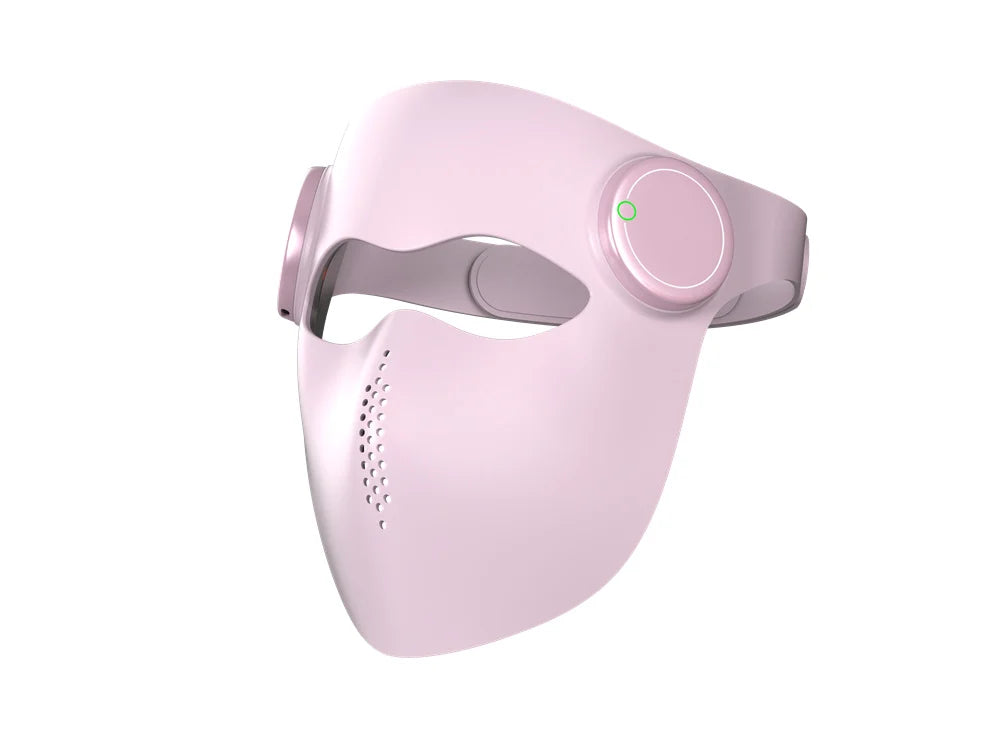Wireless LED Face Mask with Red and Infrared Light Modes, 9 Colors