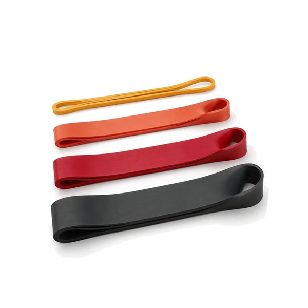 Custom Label Latex Pull Up Assist Resistance Bands 4pcs Set 4 Levels for Studio Gym