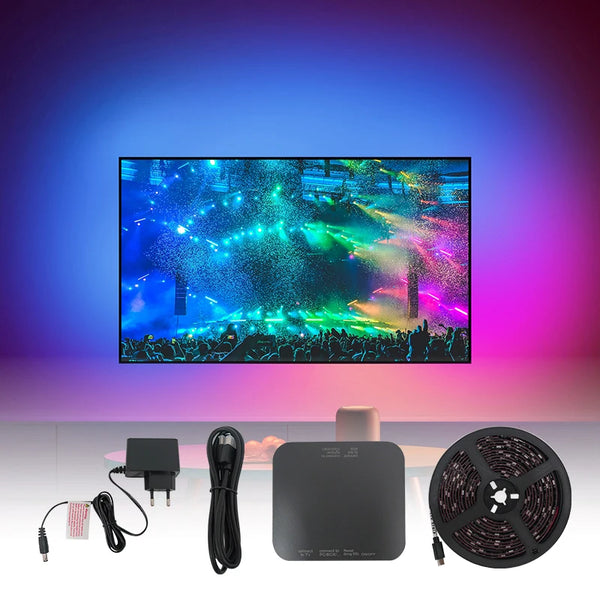 Joystar TV Backlight Sync Box RGB IC Color Change Waterproof 60LEDs/M 1.6m Length LED