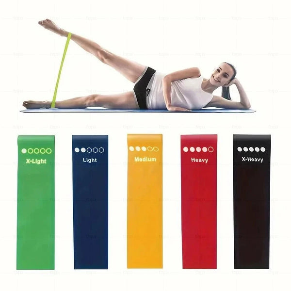 Resistance Bands Set Yoga Pilates Gym Resistance Bands
