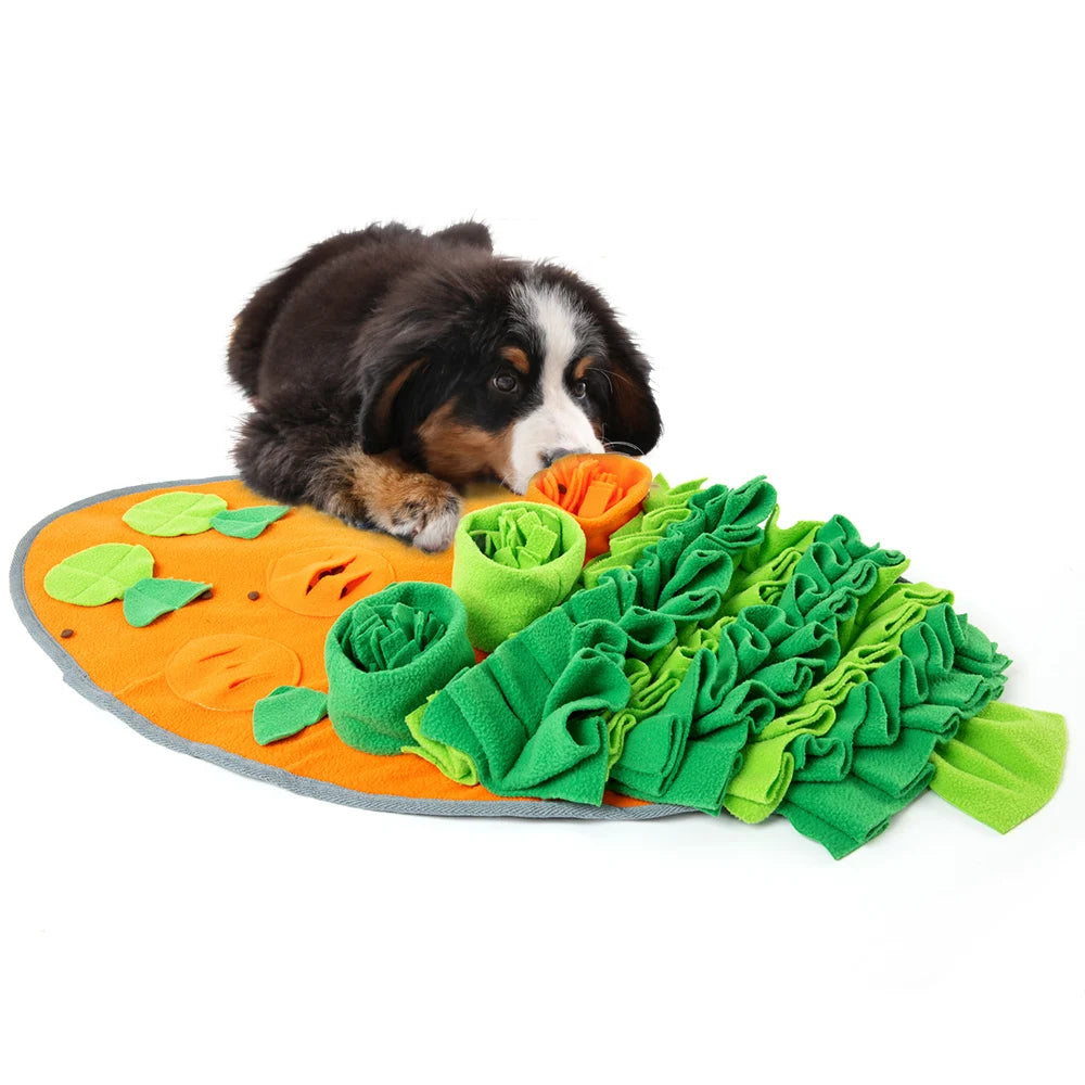 Washable Cotton Dog Snuffle Mat Eco-Friendly Slow Feeding Lick Pad Interactive Pet