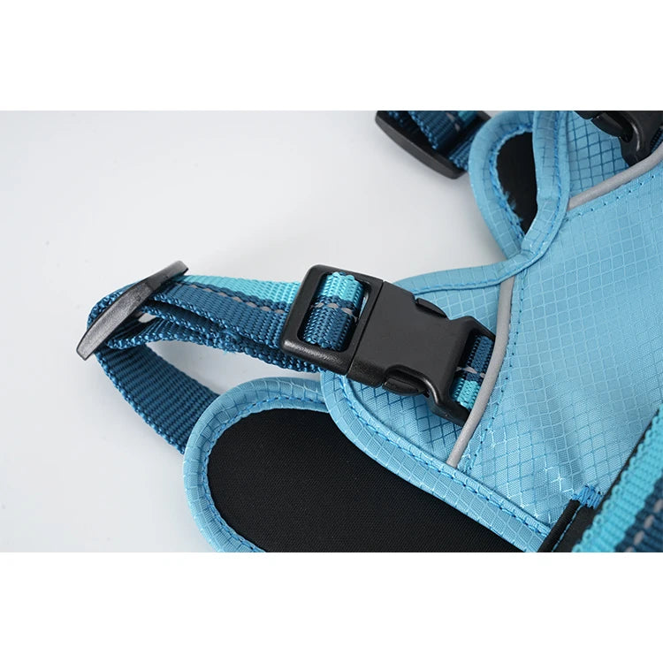 Pet Dog Harness With D Ring Dog Vest Breathable Padded Reflective Adjustable No-Pull