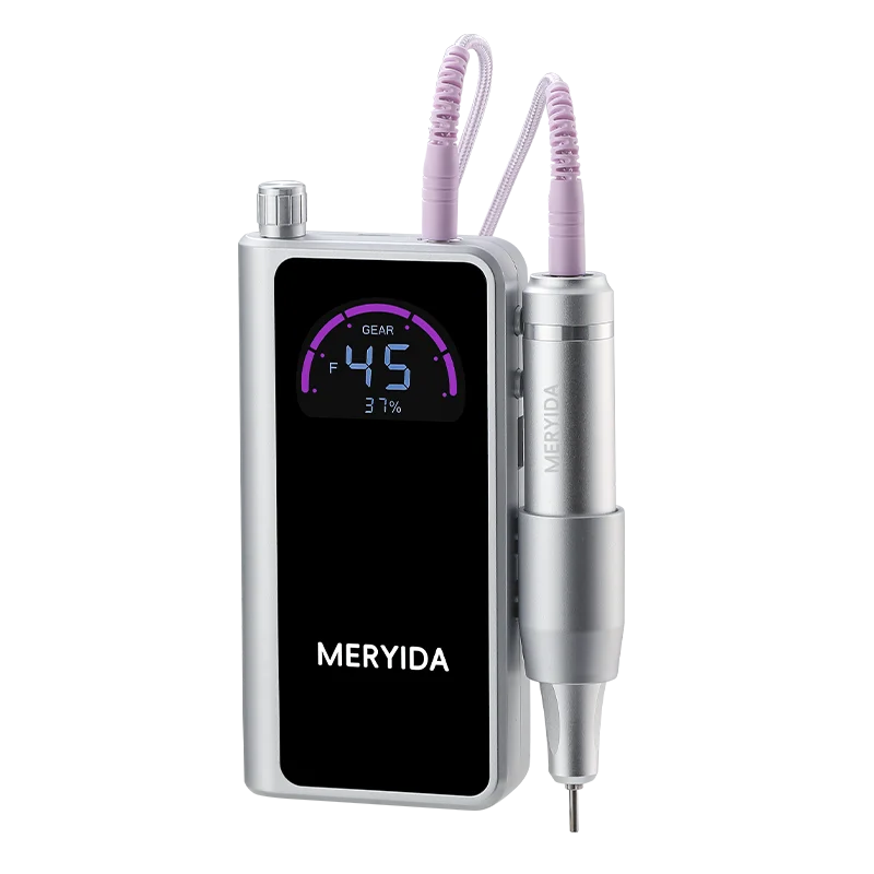 Portable USB Rechargeable Nail Drill | 45,000 RPM Brushed Motor | Professional Manicure