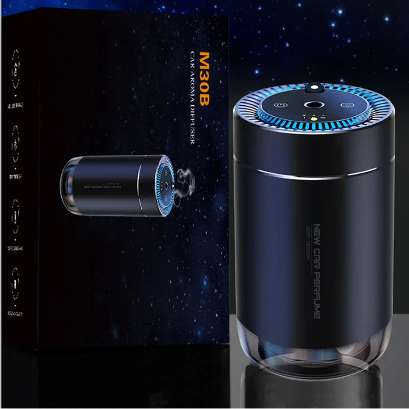Portable Cup Holder Car Aromatherapy Essential Oil Diffuser Battery Ultrasonic Car Air