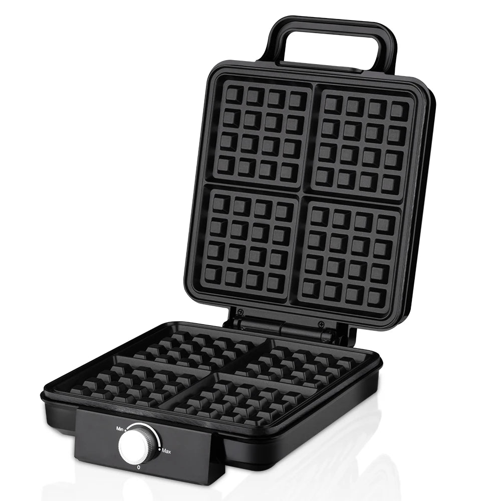 Sandwich Maker 1500W 4 Slice Non Stick Electric Waffle Maker for Home Use