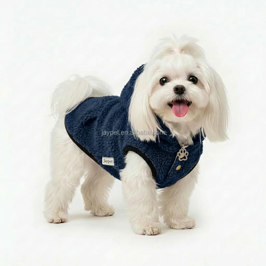 Cotton Dog Vest for Autumn and Winter, Cozy Pet Outfit