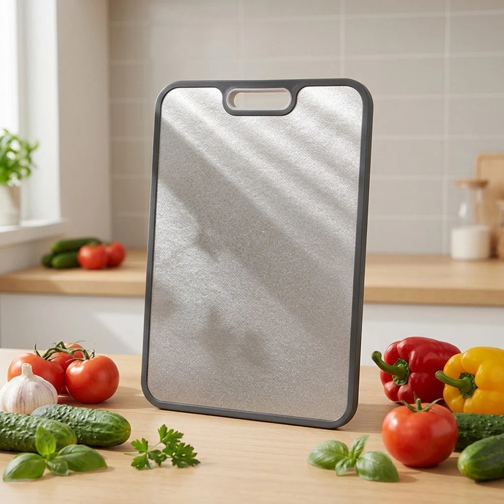 Pure Titanium Cutting Board Anti-Mold Anti-Bacterial Double-Sided Cutting Board Household