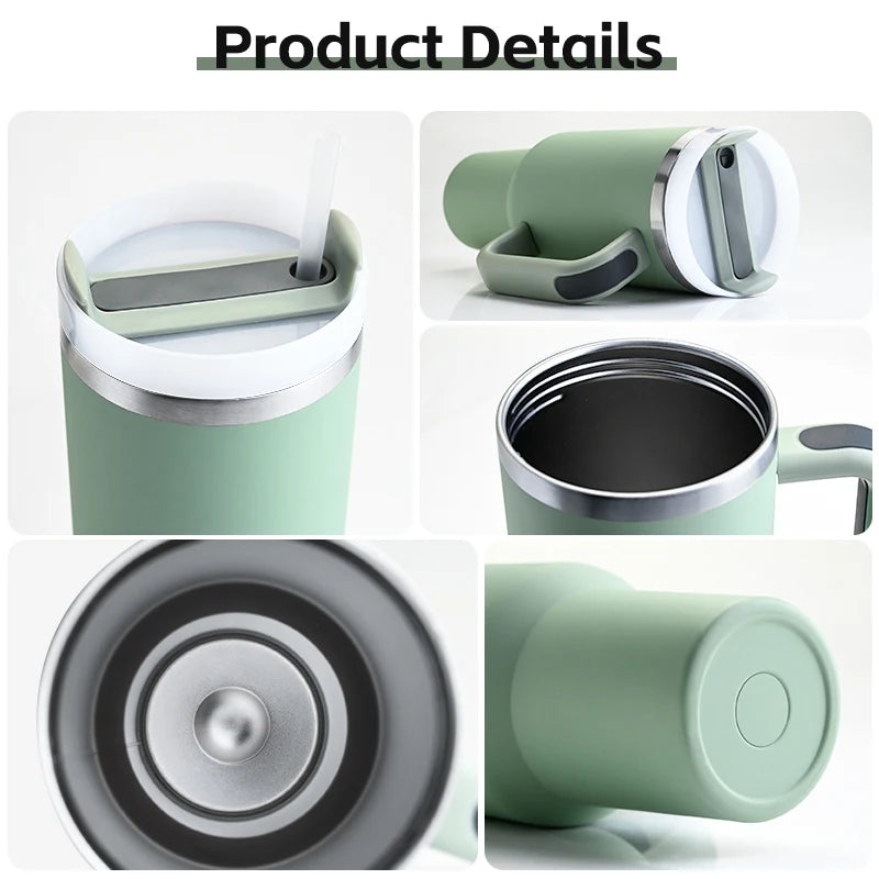 Tumblers Customized 40 Oz Stainless Steel Cup Double Wall Insulated Thermal 40oz Tumbler