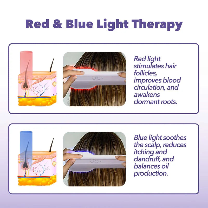 Electric Vibrating Scalp Massage Brush - Portable Hair-Nourishing Tool Ideal for Relaxing