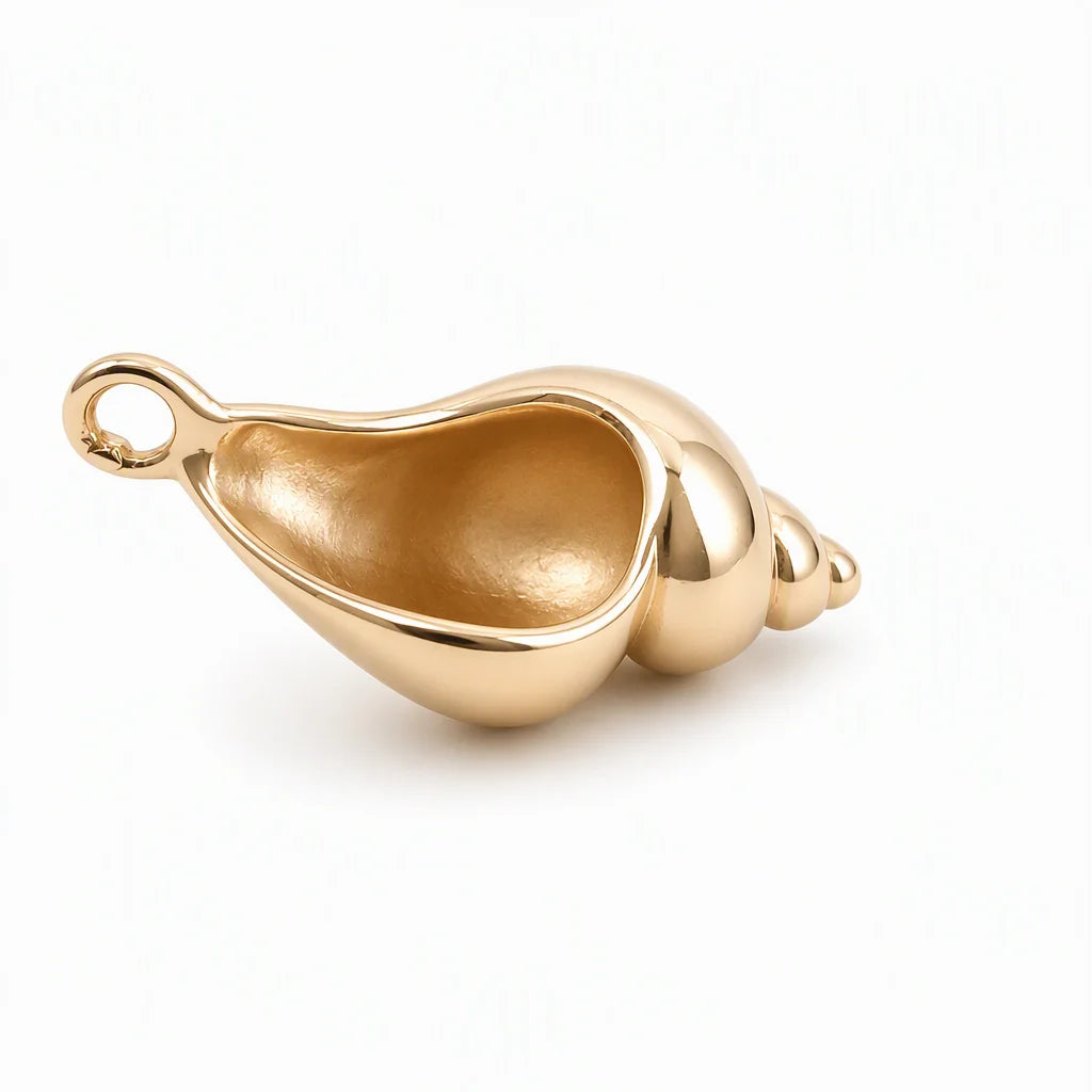 Custom Stainless Steel Pendant Necklace 18K Gold Plated Waterproof Non Tarnish