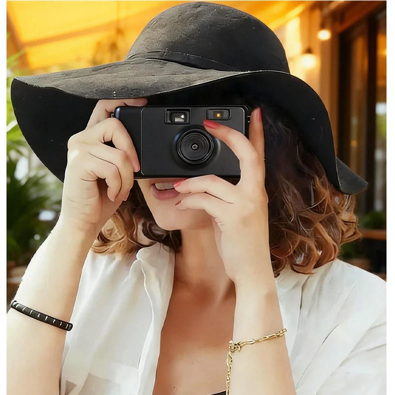 Easy-to-Use Lightweight Vintage Compact Screenless Digital Without Screen Camera