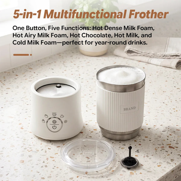 500W 350ml Multifunction Fully Automatic Electric Detachable Milk Frother MagDrive