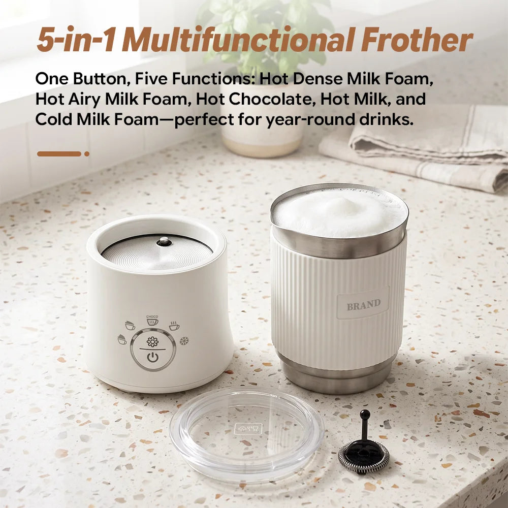500W 350ml Multifunction Fully Automatic Electric Detachable Milk Frother MagDrive