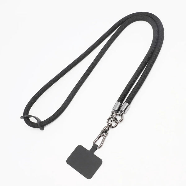 Custom Eco-Friendly Jacquard Polyester Cellphone Cushion Adjustable Crossbody Lanyard (Pack of 2)