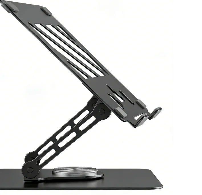 Laptop Tablet Stand Adjustable Height Angle Metal Notebook Holder Ventilated Design
