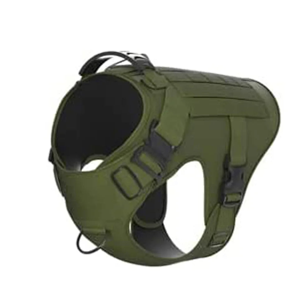 Heavy Duty No-Pull Service Dog Vest Large Breed Adjustable Full Body Dog Tactical Harness