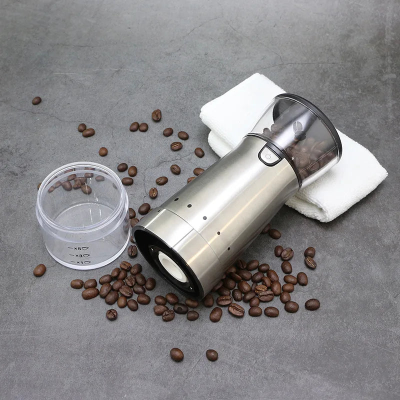 Kaideli 910 Household Electric Portable USB Rechargeable Stainless Steel Ceramic Burr