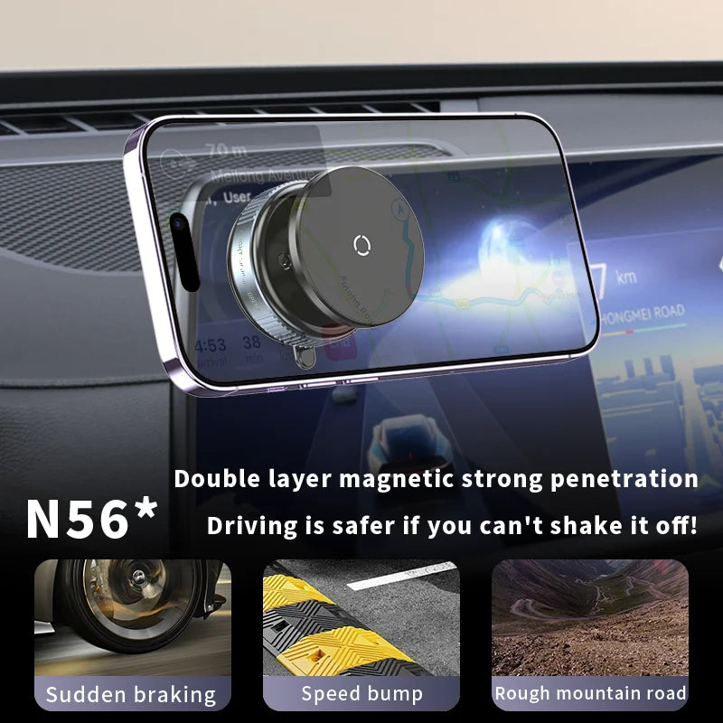 360 Rotation Magnetic Multi-Function Portable Car Phone Holder Universal Plastic Suction