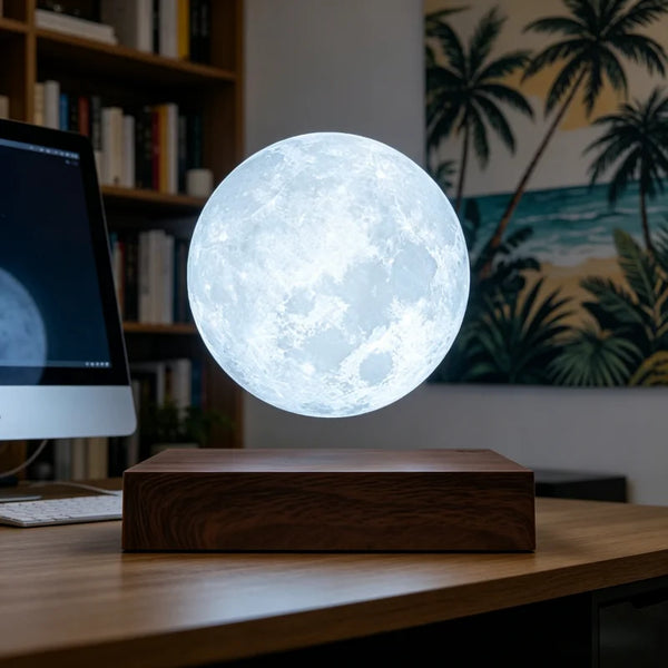 Anti Gravity Levitating Moon Lamp 3D Printing Auto-Rotating Floating LED Moon Light