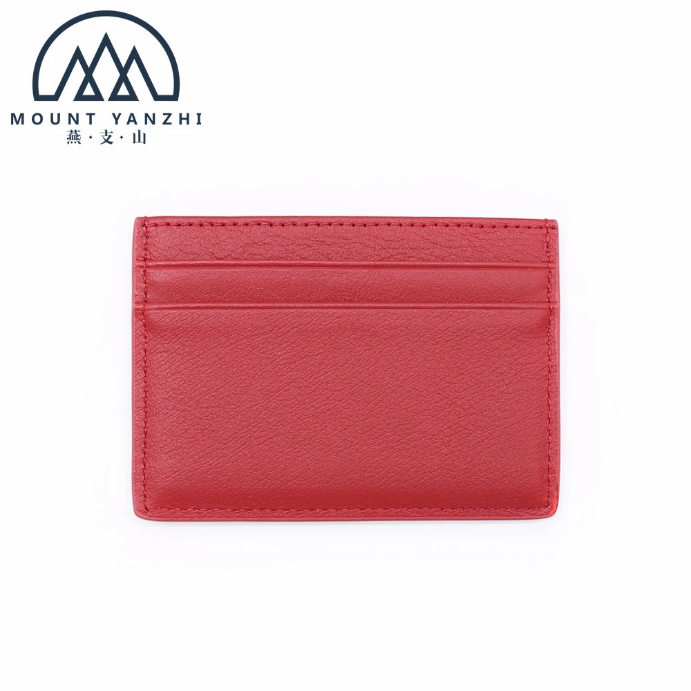 Luxury Minimalist Slim Wallet Genuine Leather RFID Blocking ID Credit Business Card