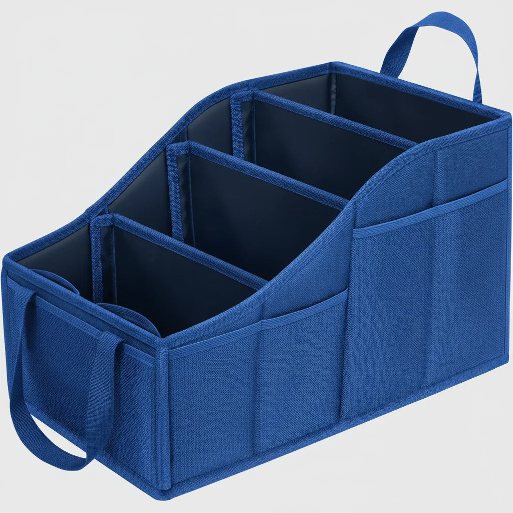 Portable 2 Inch 600D Polyester Car Backseat Organizer Zipper Closure 3 Adjustable