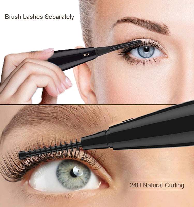 Makeup Tools Natural False Lashes Lifting USB Rechargeable Electric Heated Eyelash Curler