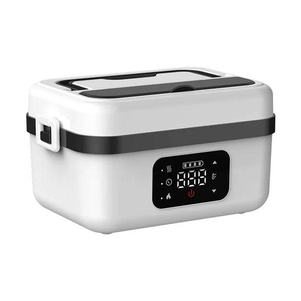 Rechargeable Stainless Steel Food Warmer Heating Insulated Cordless Kids Bento Lunch Box