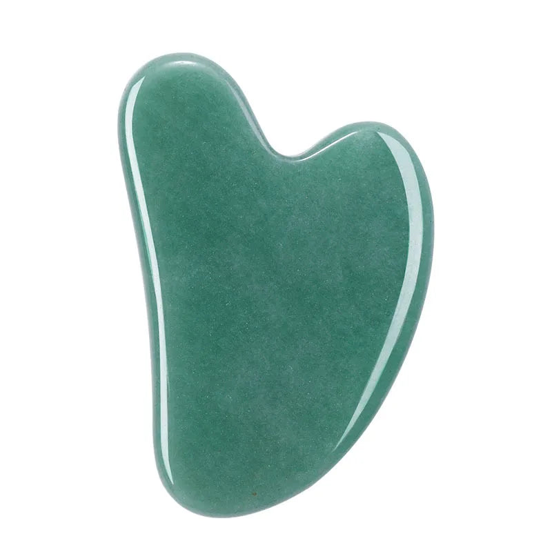 Natural Crystal Gua Sha Tool and Jade Roller Facial Massager, 15 Styles