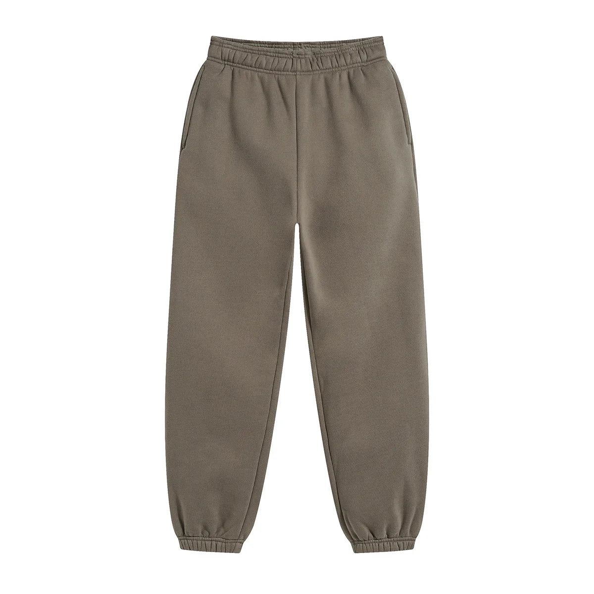 400g Custom Designed Fleece Sports Pants Lined Casual Leggings with Drawstrings