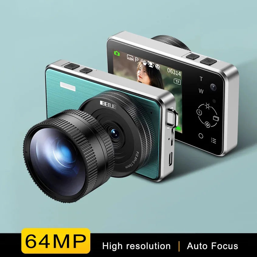 New Popular 2.8 Inch HD Digital Camera for Students Video Camera 2.7K 64MP IPS Screen 16X