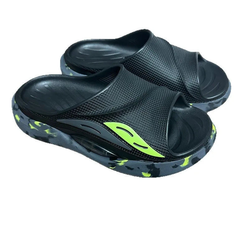 Men'S and Women'S EVA Platform Slide Slippers Solid Soft Lightweight Comfortable Open Toe