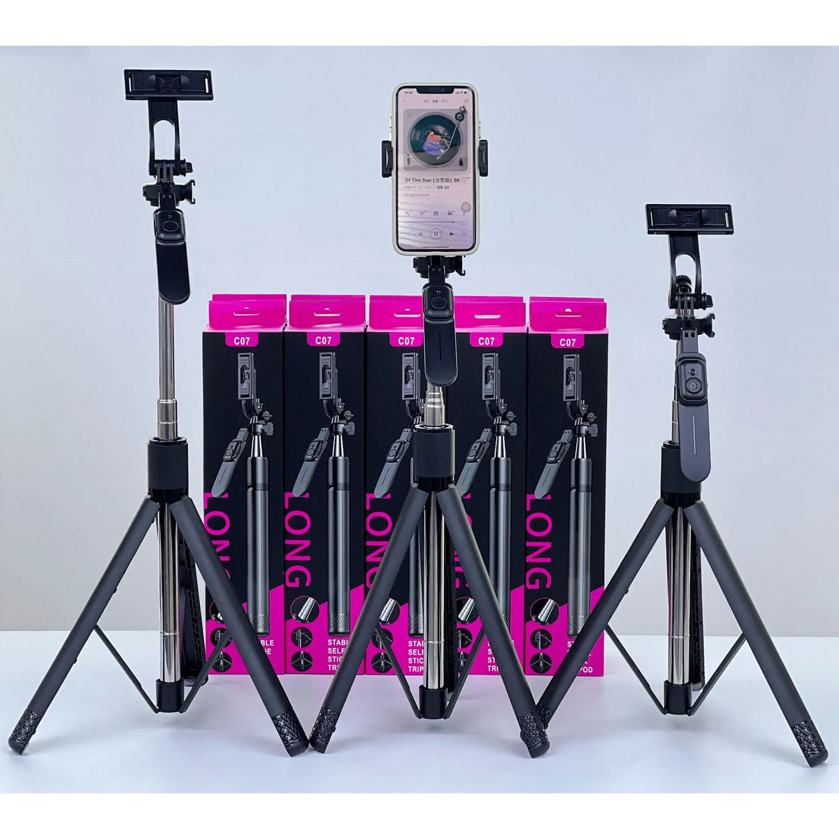 Most Popular Aluminium Alloy Balanced & Stable Shooting Selfie Stick Tripod