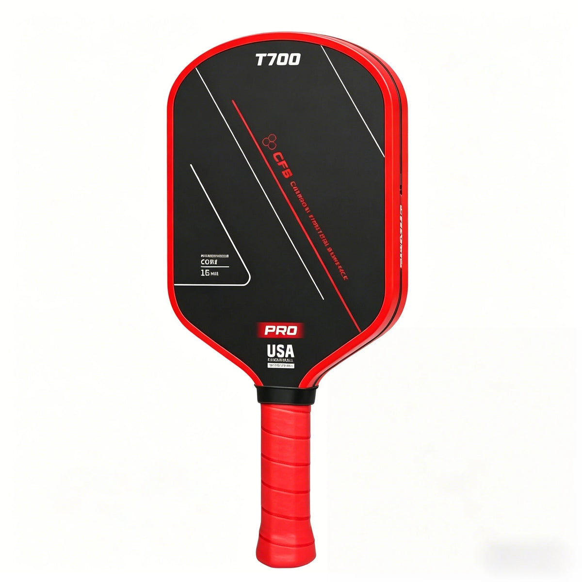 Ex161 T700 Carbon Fiber Pickleball Paddle USAPA Approved Pro Industrial Aesthetic