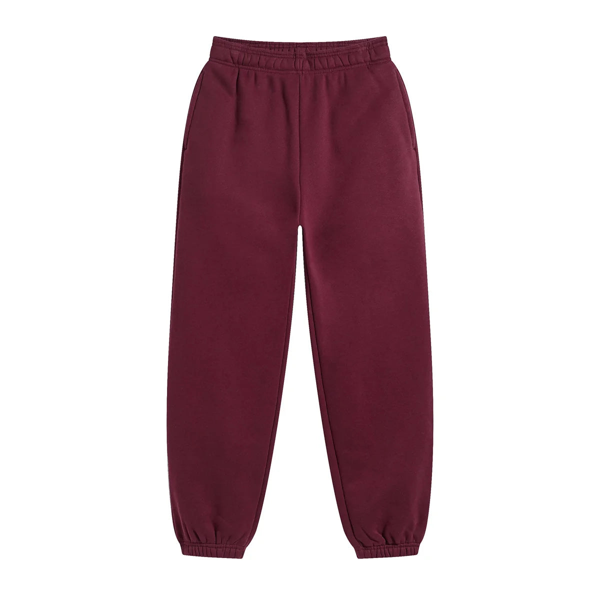 400g Custom Designed Fleece Sports Pants Lined Casual Leggings with Drawstrings