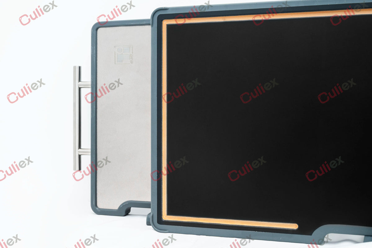 2.5cm Thick Rectangle Double Sided Pure Titanium Eco-Friendly Kitchen Cutting Board Food