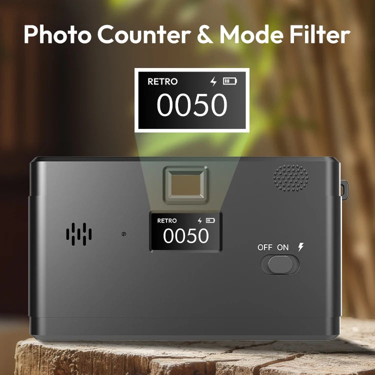 Custom Retro Vintage 8MP Compact Screenless Point and Shoot Digital Without No Screen