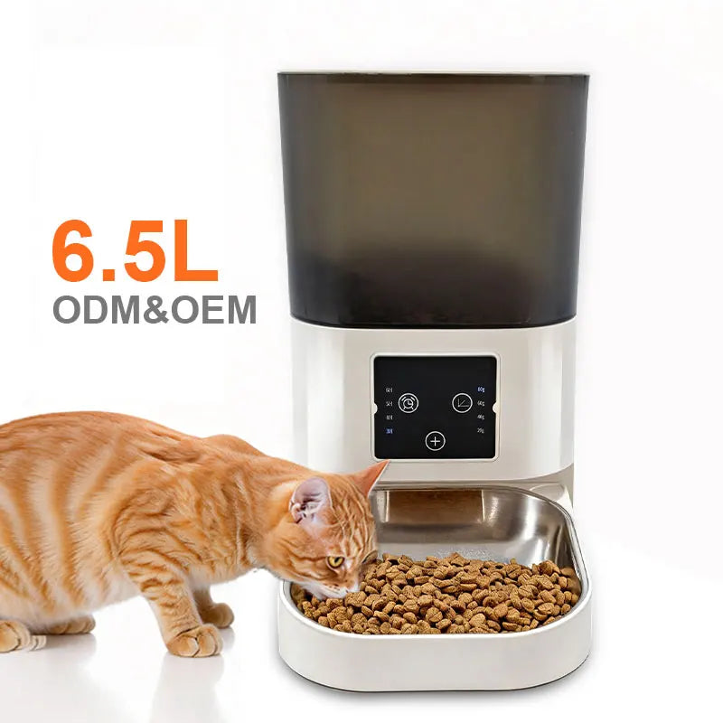 Programmable Automatic Pet Food Dispenser 6L Smart Cat Feeding Machine Pet Feeder