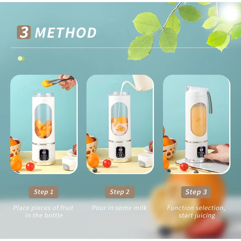 No High Torque Motor Durable Blender Machine Blender Mixer Juice Maker for Gym Travel