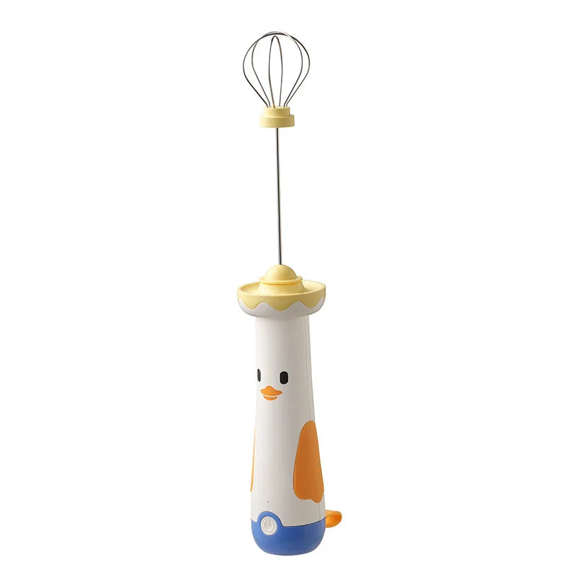 Electric Rechargeable Handheld Cordless Milk Frother for Coffee and Home Use