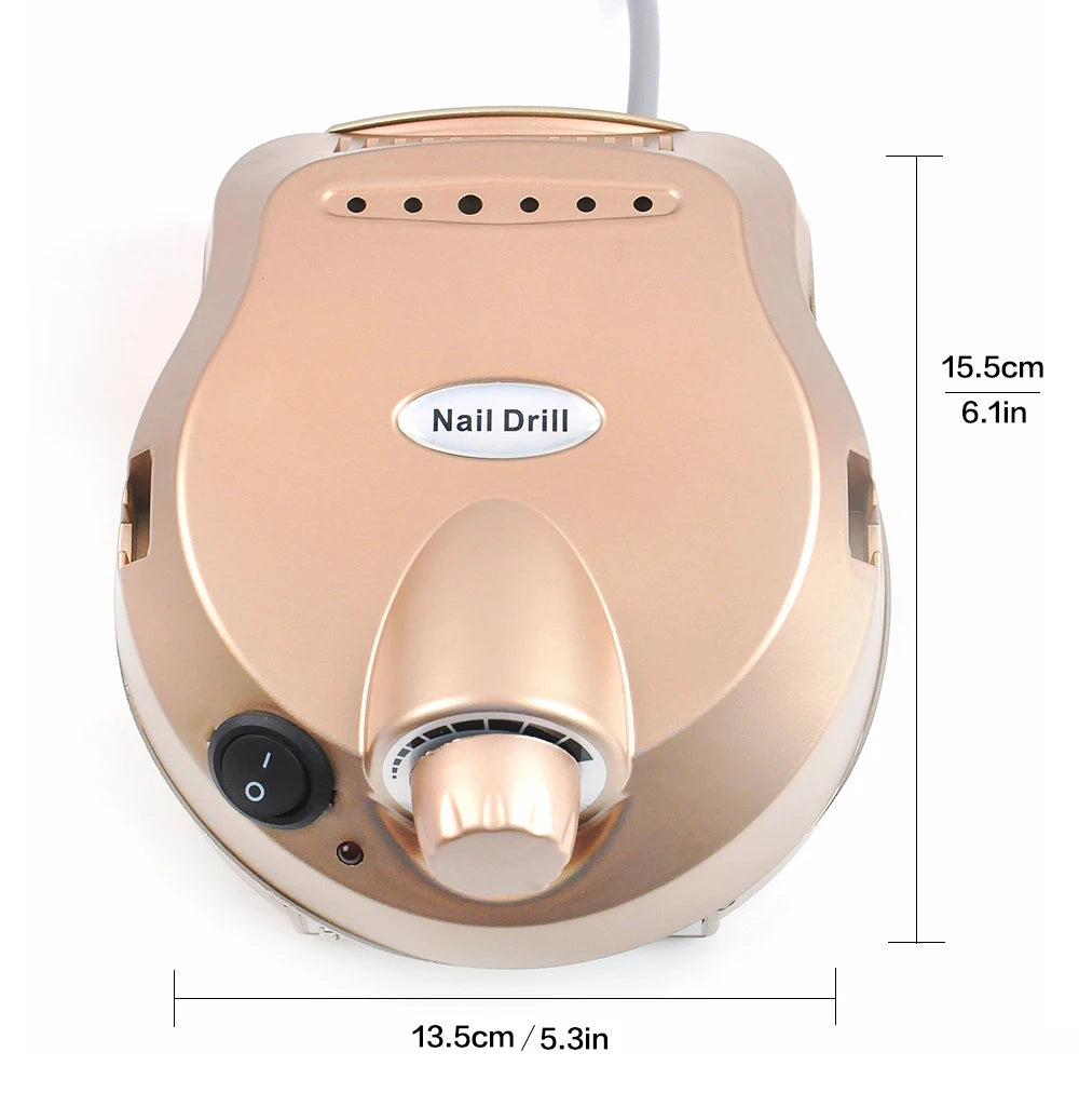 Professional Electric Nail Drill Machine for Acrylic Nails Gel Nails Manicure Pedicure