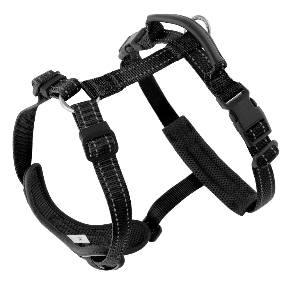 Adjustable Reflective No Pull Dog Harness with Handle Breathable Padded Pet Walking