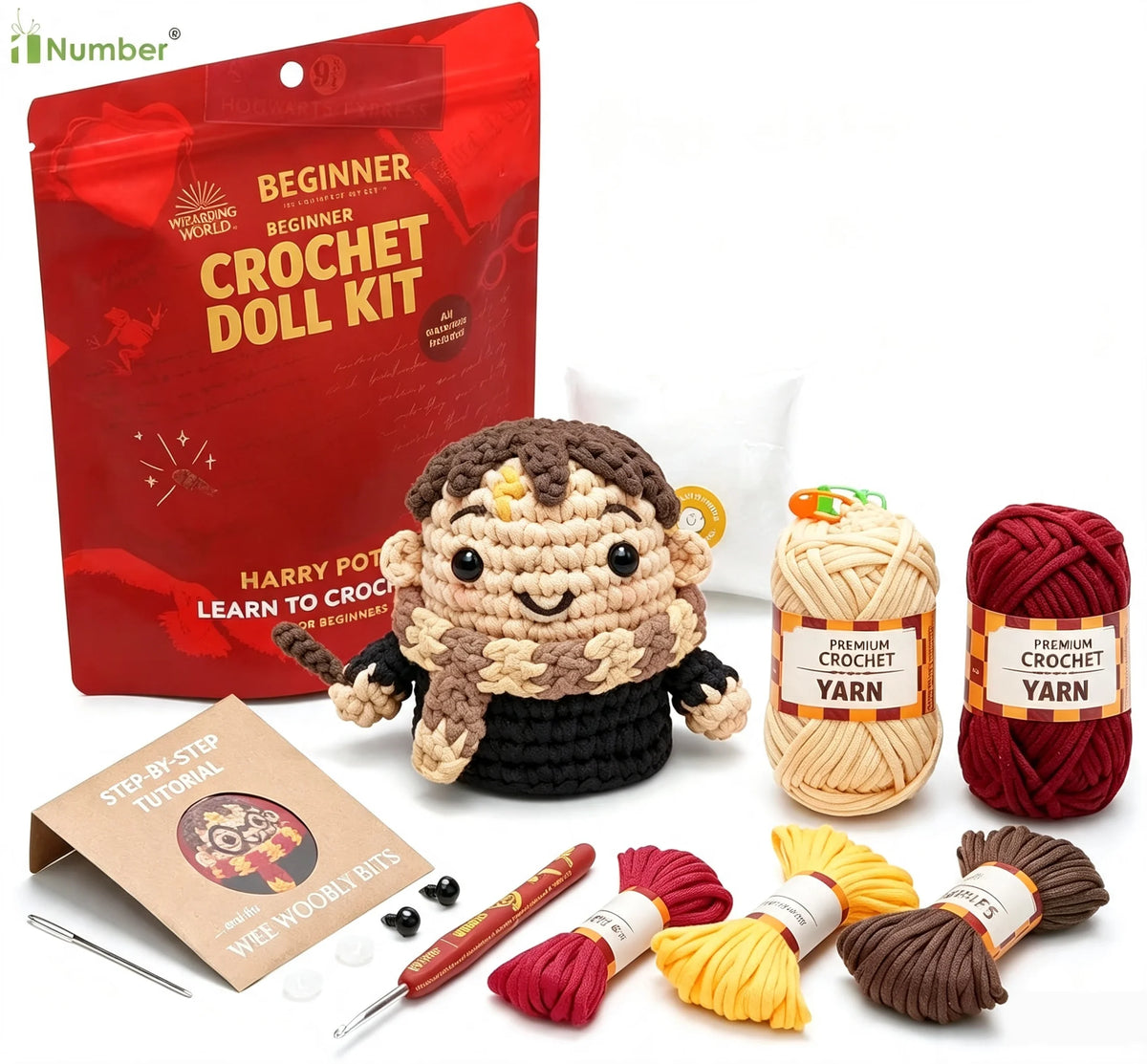 Custom Adults Beginners Video Tutorials Handy Easy Peasy Free Yarn Crochet Set Knitting