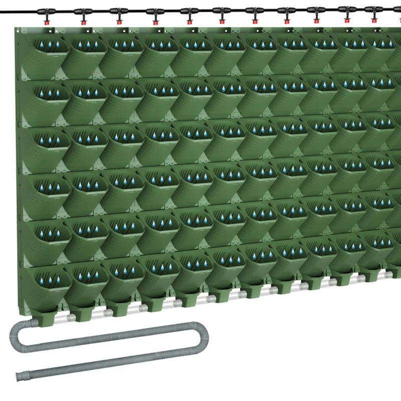 Vertical Garden Wall Automatic Watering Hydroponics Planting System Flowers Modern Plant